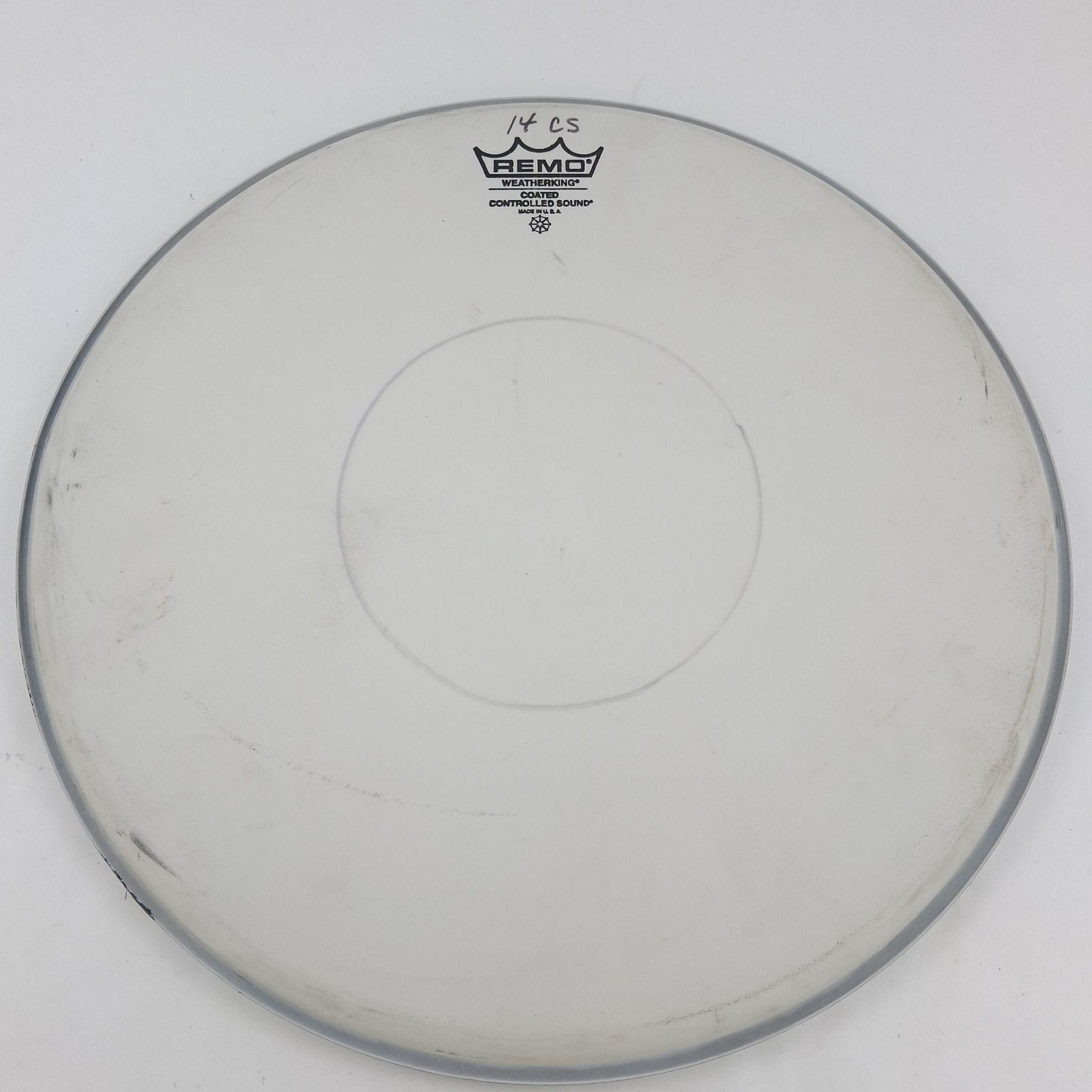 Remo 14" Weatherking Coated Controlled Sound CS Snare Drum Batter Head USA