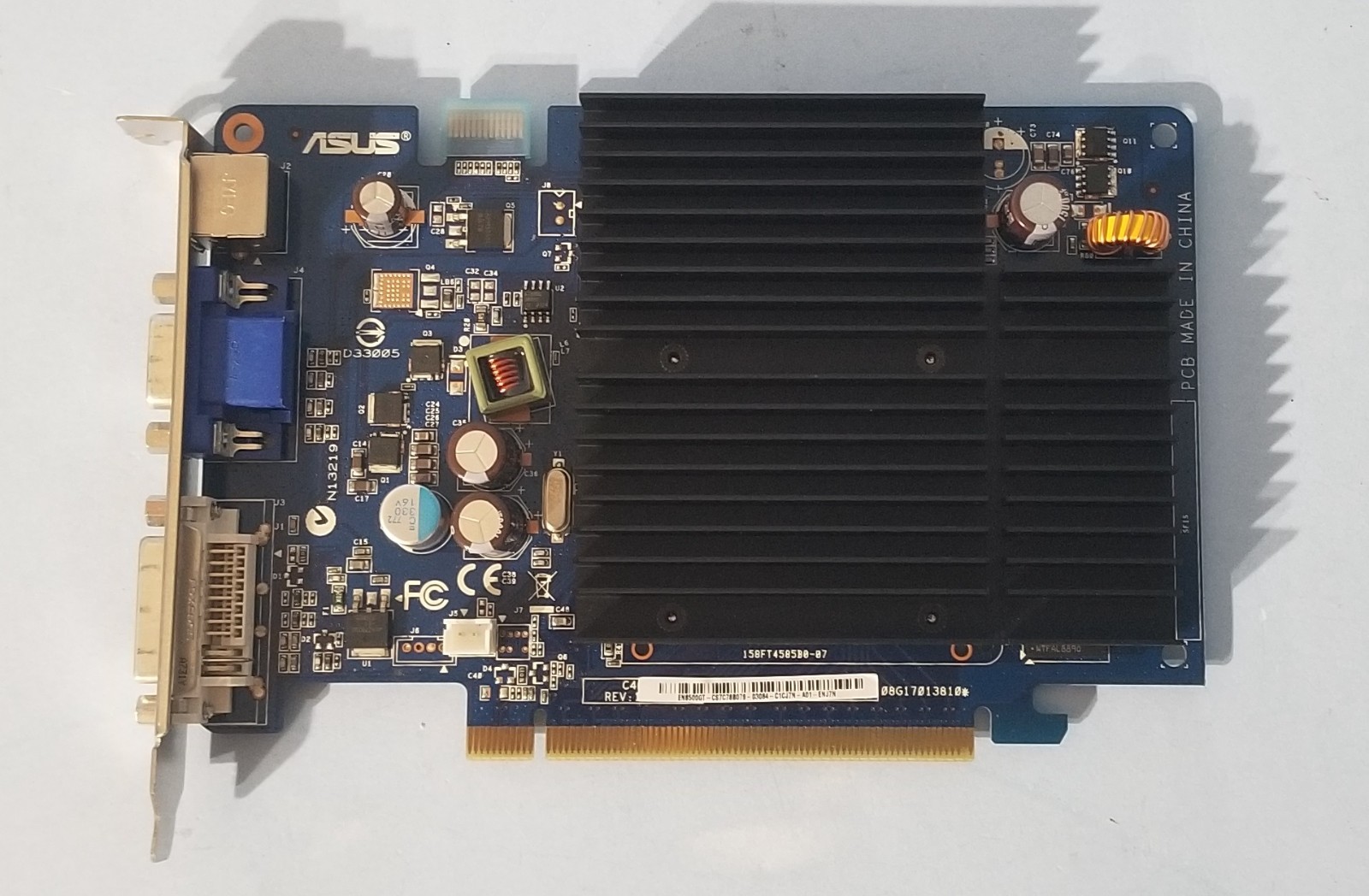 ASUS NVIDIA GeForce 8500 GT, EN8500GT SILENT/HTP/512M/A video card