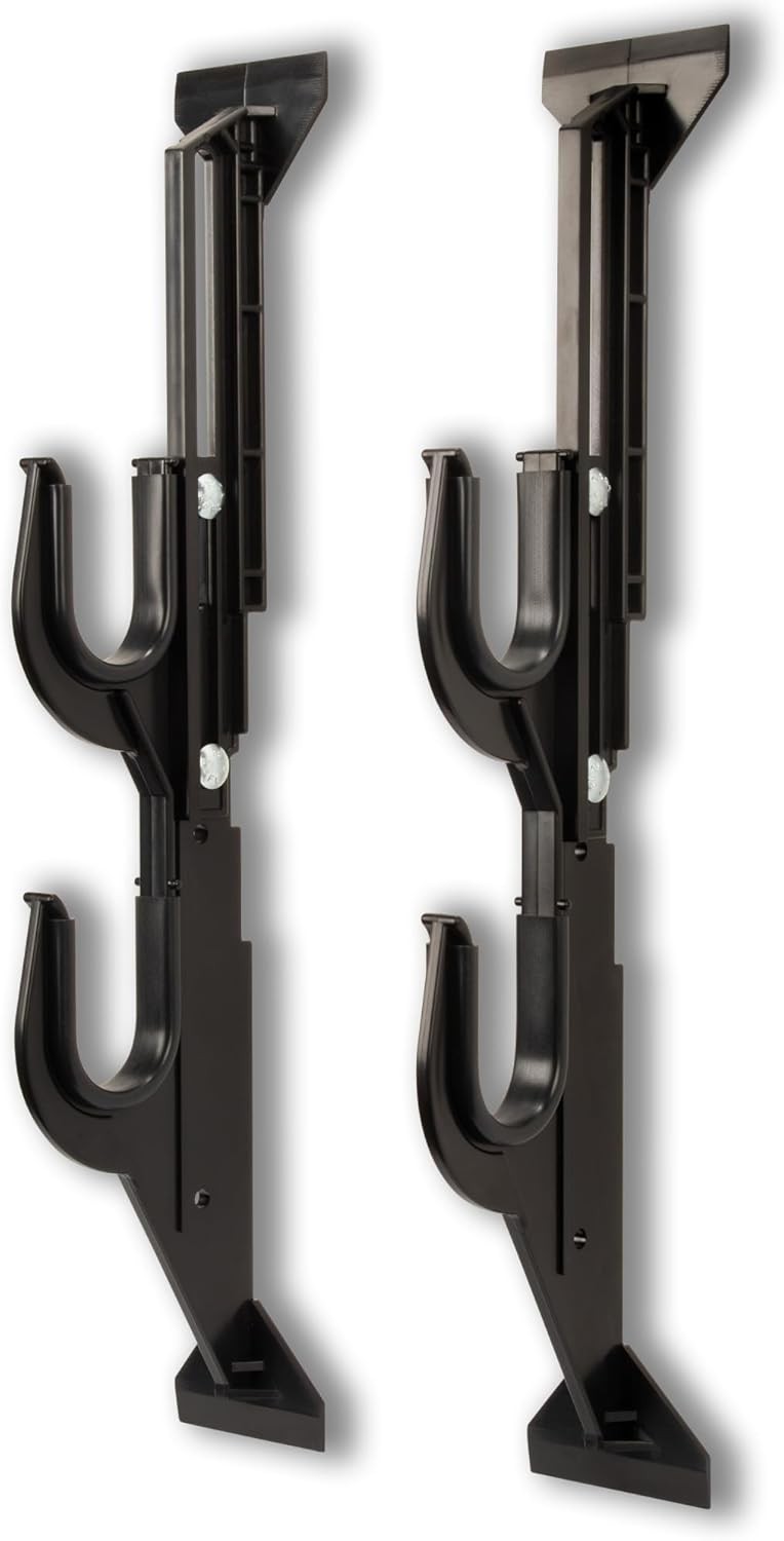 Allen Company Molded Truck Gun Rack for Rear Window 9 1/2" to 16 1/2", Black