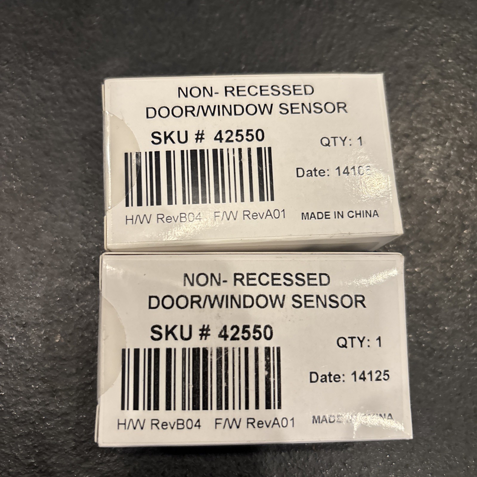 42550 Non-Recessed Door/Window Sensor Sealed NEW IN PACKAGE Lot Of 2