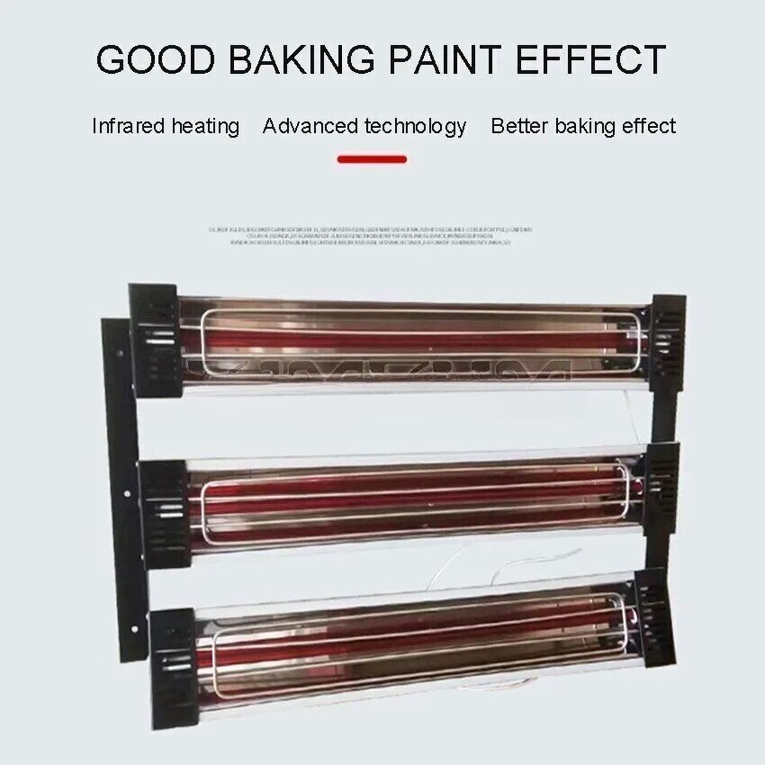 Infrared Paint Lamp Infrared Heat Baking Lamp for Auto Paint Repair 220V 3000W