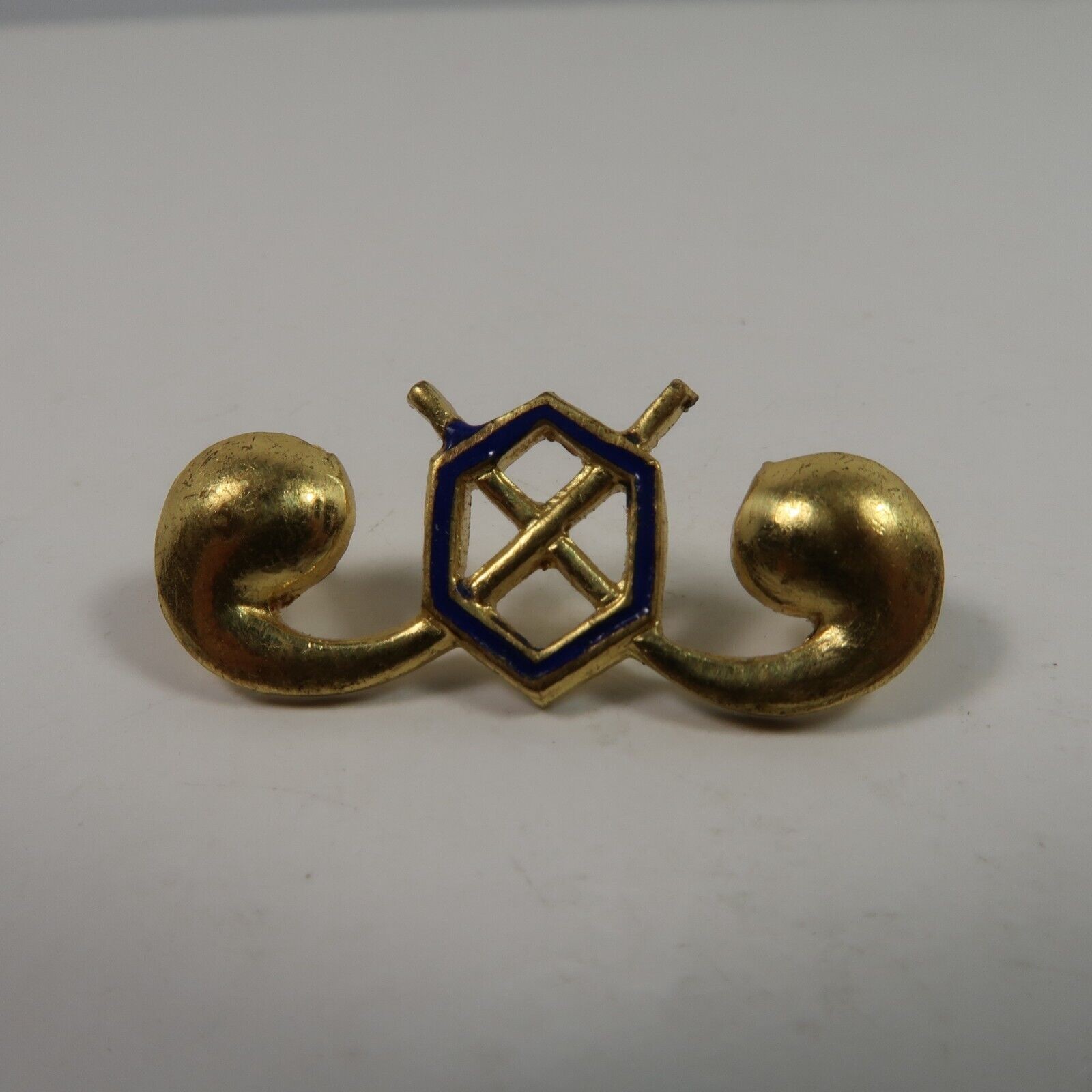 US Army Chemical Corp Pin Badge Emblem MISSING CLUTCHES