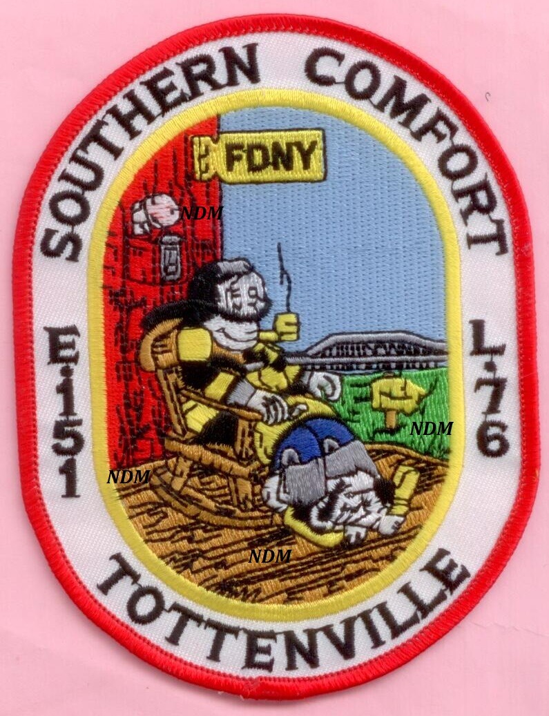 New York City Fire Dept Engine 151 Ladder 76 Patch