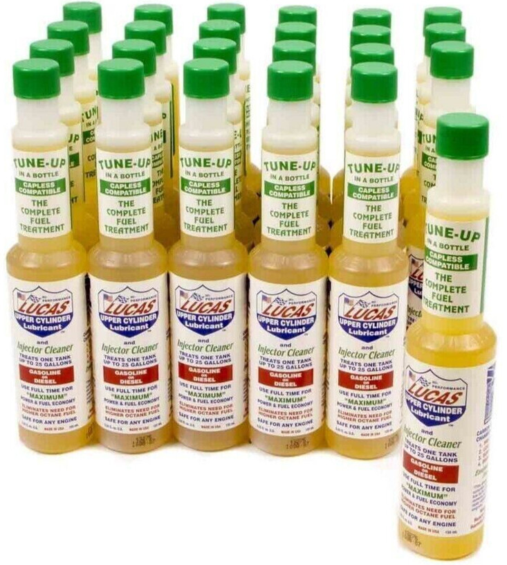 Lucas 10020 Upper Cylinder Lubricant & Fuel Injector Cleaner Additive case of 24