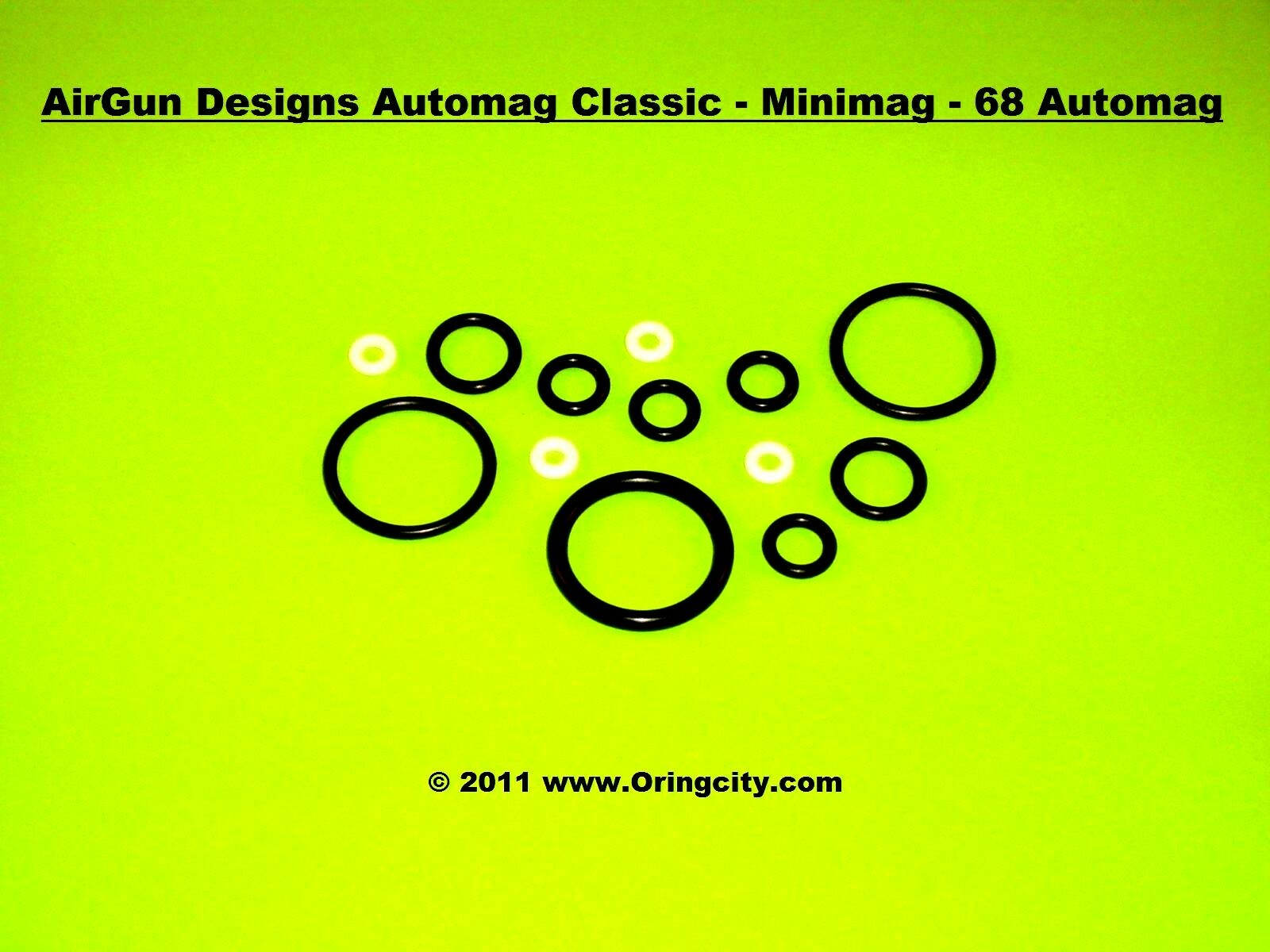 AIRGUN DESIGNS Automag Classic-Minimag-68 Auto PB O-Rings + 3 FREE Tank O-Rings