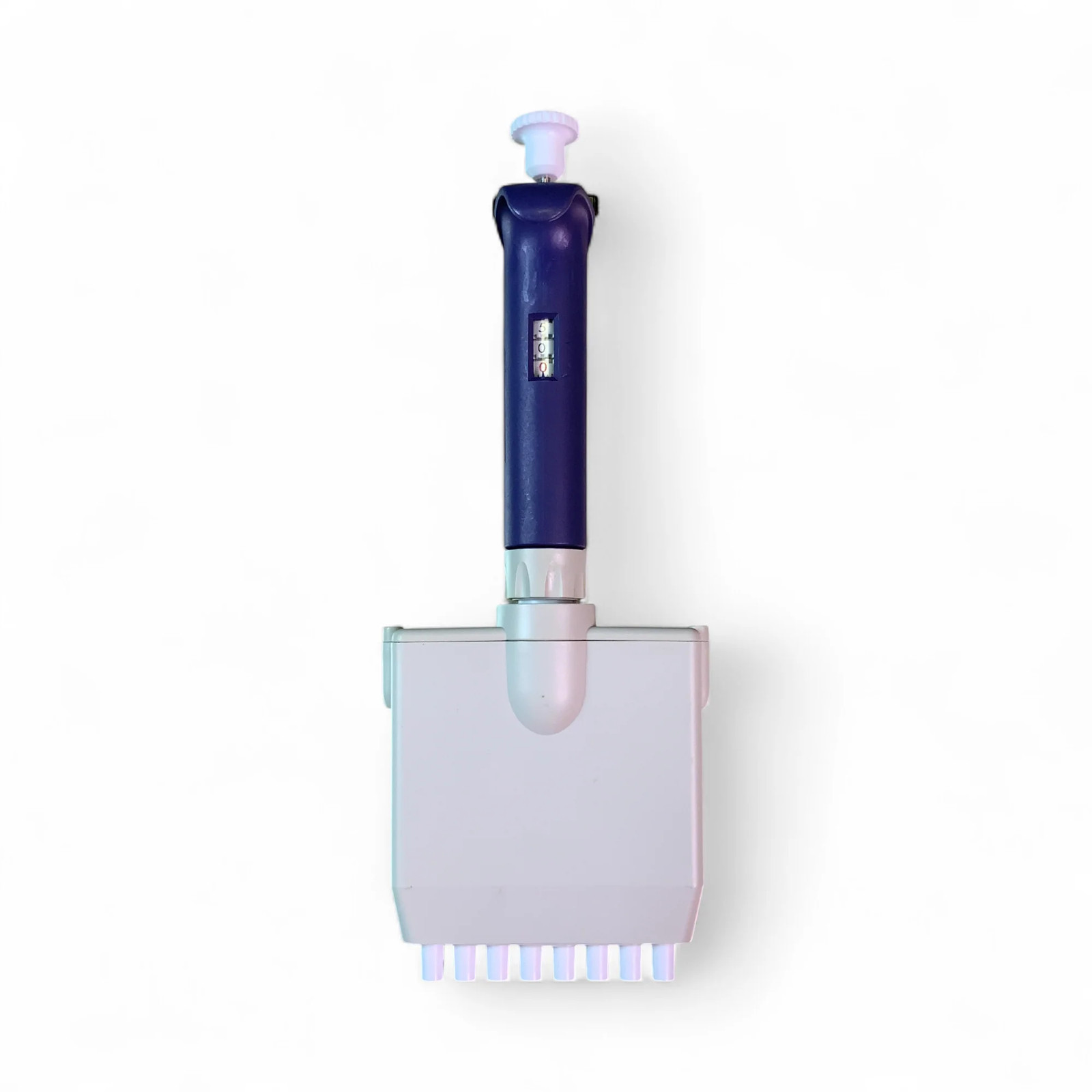 Rainin Pipet-Lite LTS 8 Channel Manual Pipette L50 5-50 µL CALIBRATED W WARRANTY