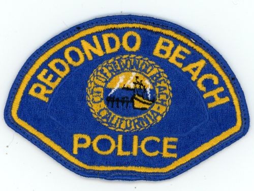 CALIFORNIA CA REDONDO BEACH POLICE NICE OLD VINTAGE SHOULDER PATCH SHERIFF