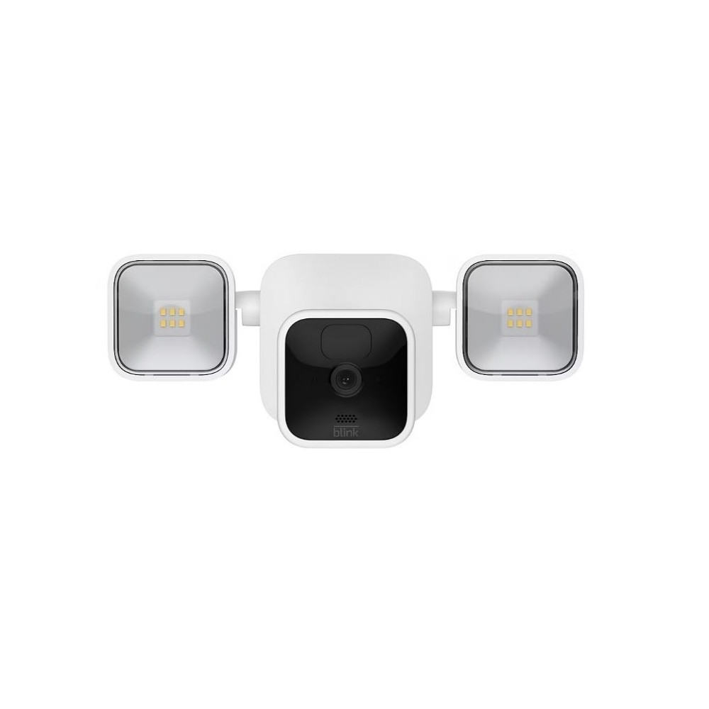 Blink Wired Floodlight Camera with Mini 2 Camera, Weather Resistant 13' Power Ad