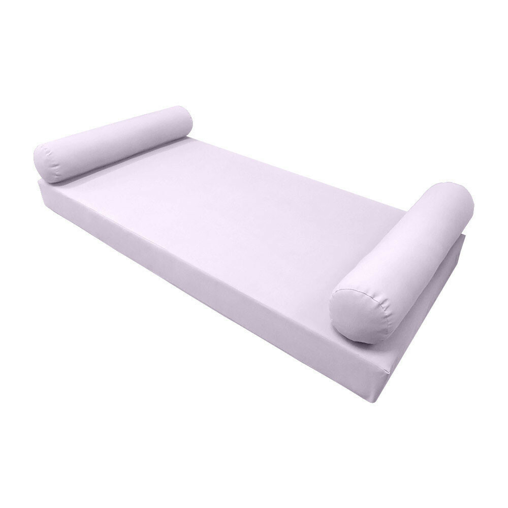 |SLIPCOVER ONLY|S5 Daybed Mattress Bolster Pillow Covers Knife Edge Crib AD107