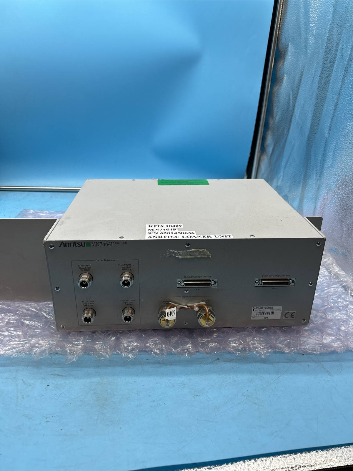Anritsu MN7464F Filter Unit for Spectrum / Signal Analyzer Test Equipment Used