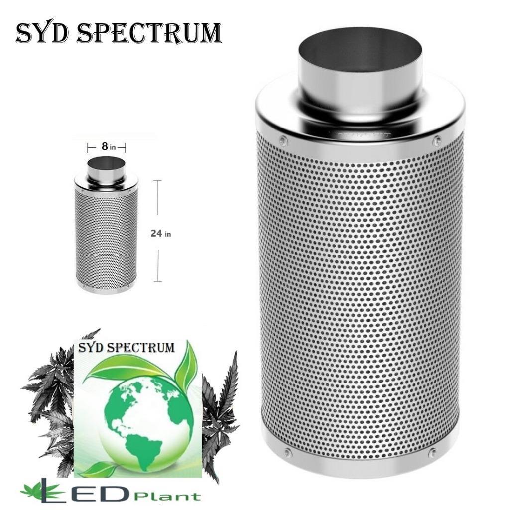 SYD SPECTRUN 8"X24"X2" TICKN  HIGT QUALITY Hydroponic Carbon Filter Odor Control