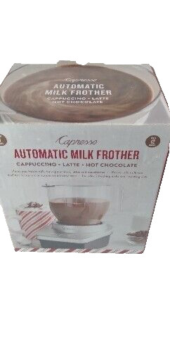 Capresso 20804 Froth Automatic Milk Frother Silver, Black