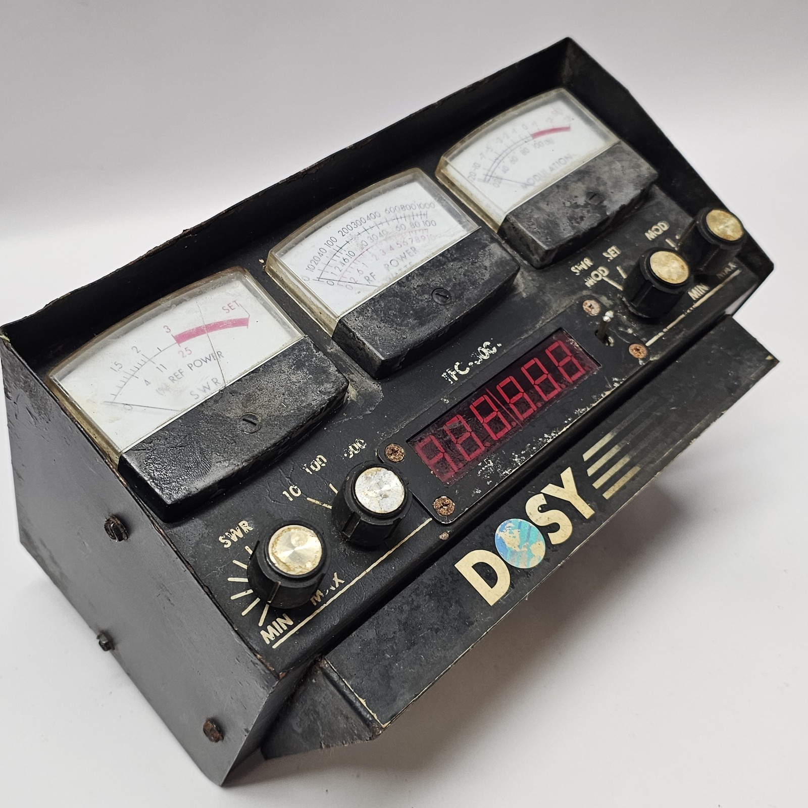 DOSY TFC-3001 Frequency Counter RF Power Meter UNTESTED AS IS POOR CONDITION