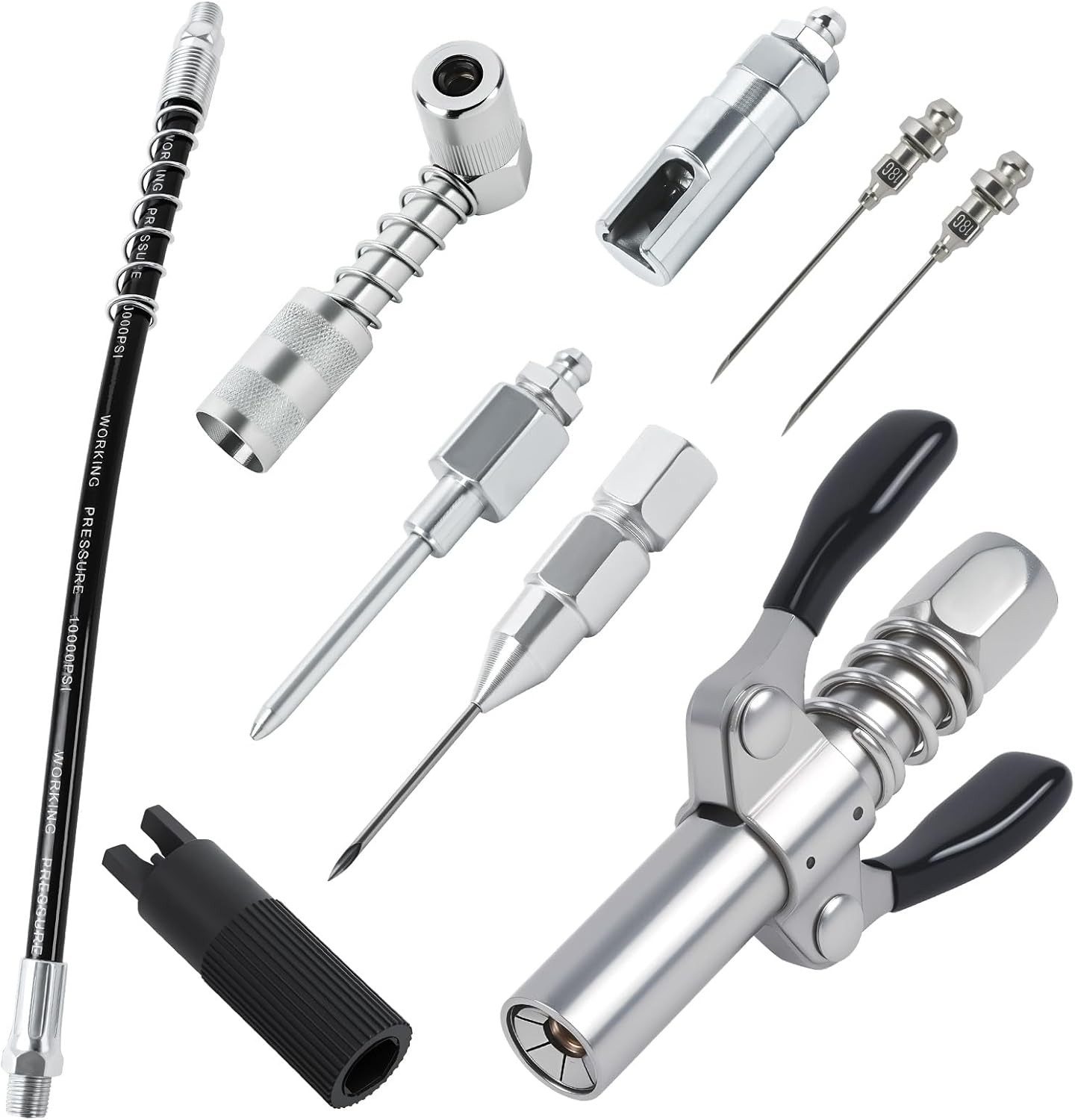 Grease Gun Tips，Grease Gun Fittings，Grease Gun Coupler，90 Degree Grease Gu