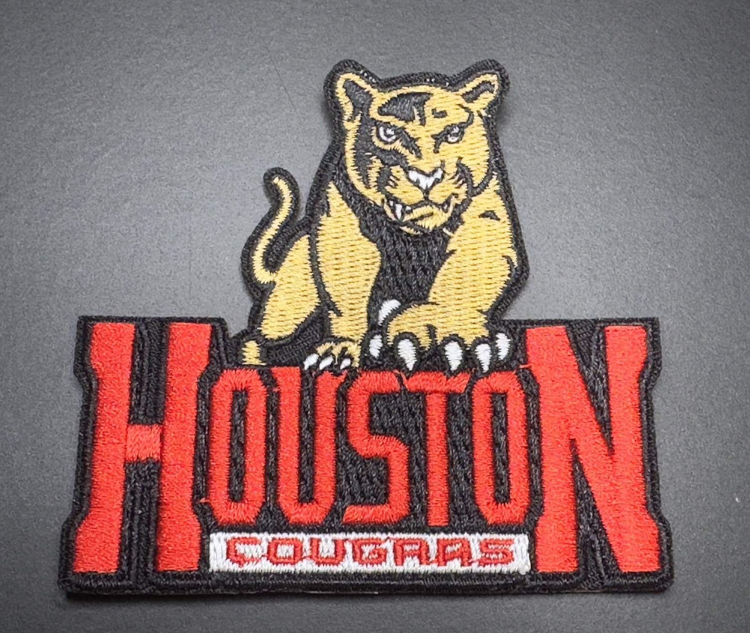 Houston Cougars Iron On Patch