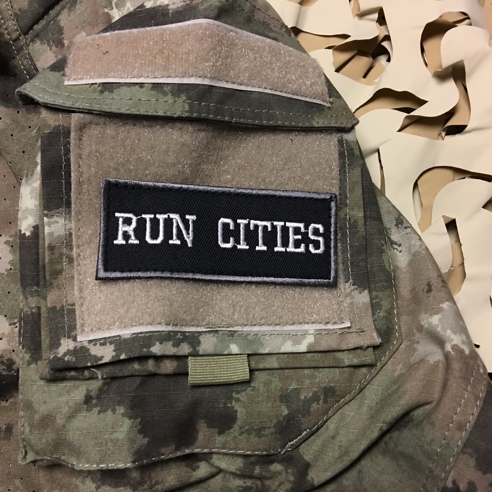 NEW HK Army Paintball Patch - Run Cities