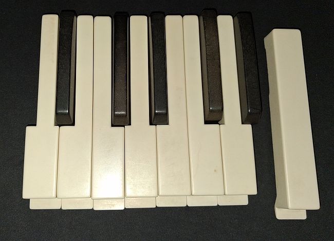 Hammond Organ Key Caps Fits A100, B3. BV, CV, C3, RT3 And Others