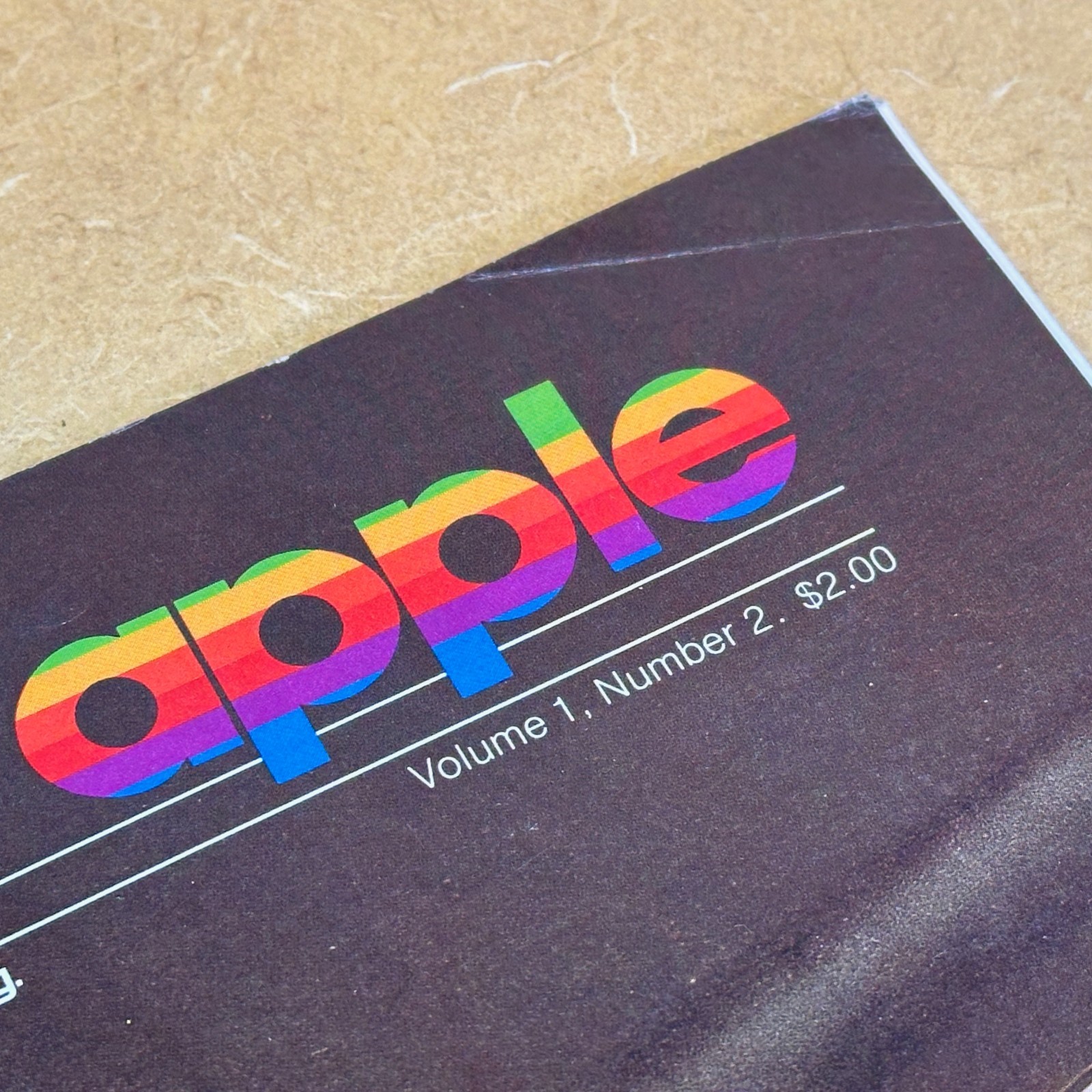 40+ yrs old_ APPLE Computer Vol 1, Number 2, MAGAZINE CATALOG Apple III II  Rare