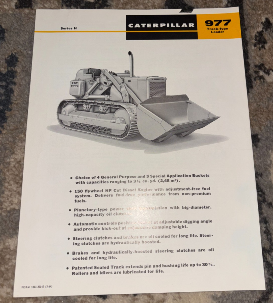Caterpillar CAT 977 Series H Crawler Loader Brochure AMIL25