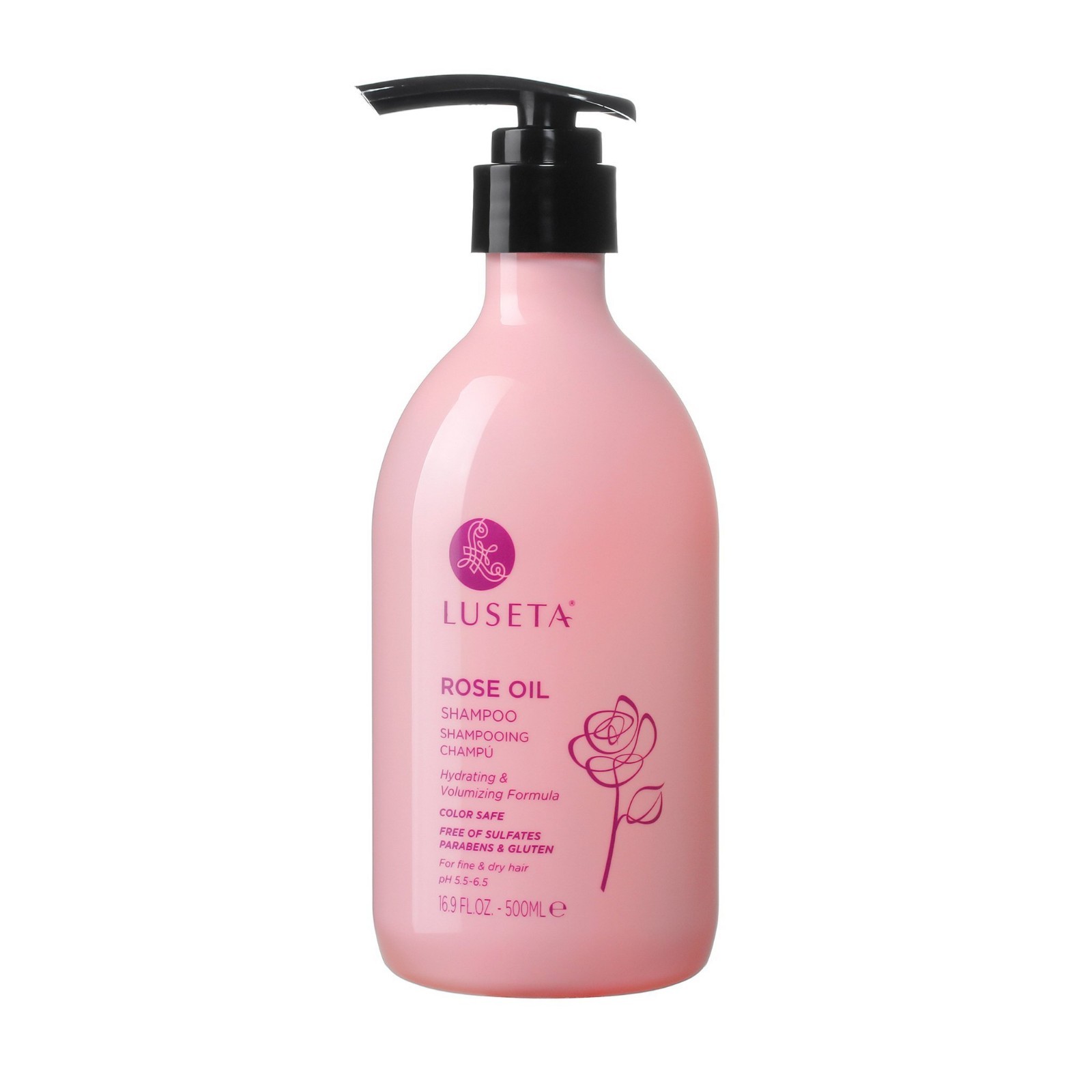 Luseta Rose Oil Shampoo 16.9 oz. FREE SHIPPING