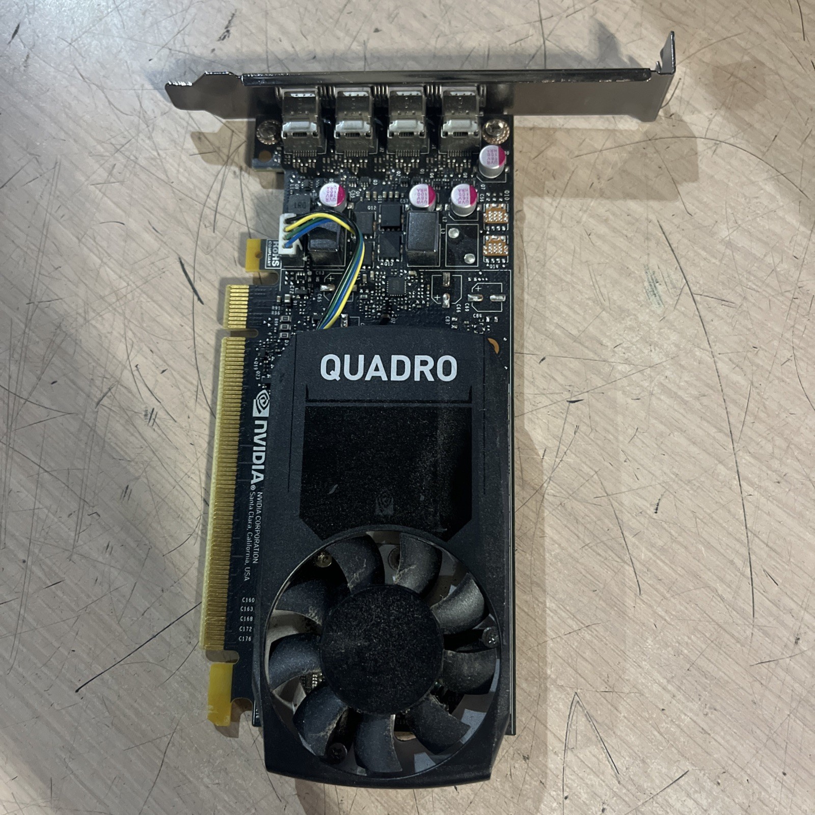 NVIDIA QUADRO P1000 GRAPHICS CARD