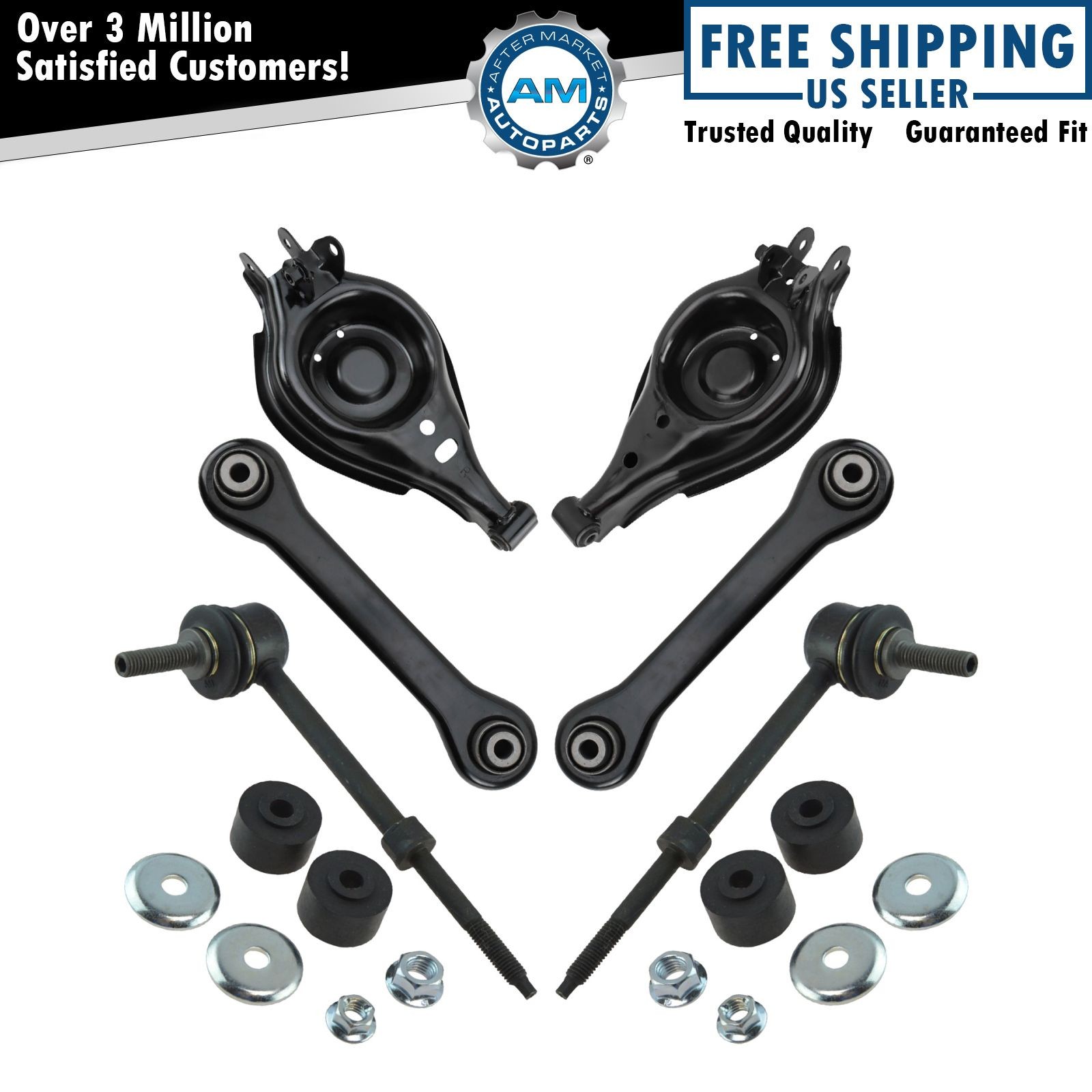 Rear Suspension Kit Fits 12-14 Captiva 07-09 Equinox 07-08 Torrent 08-10 Vue