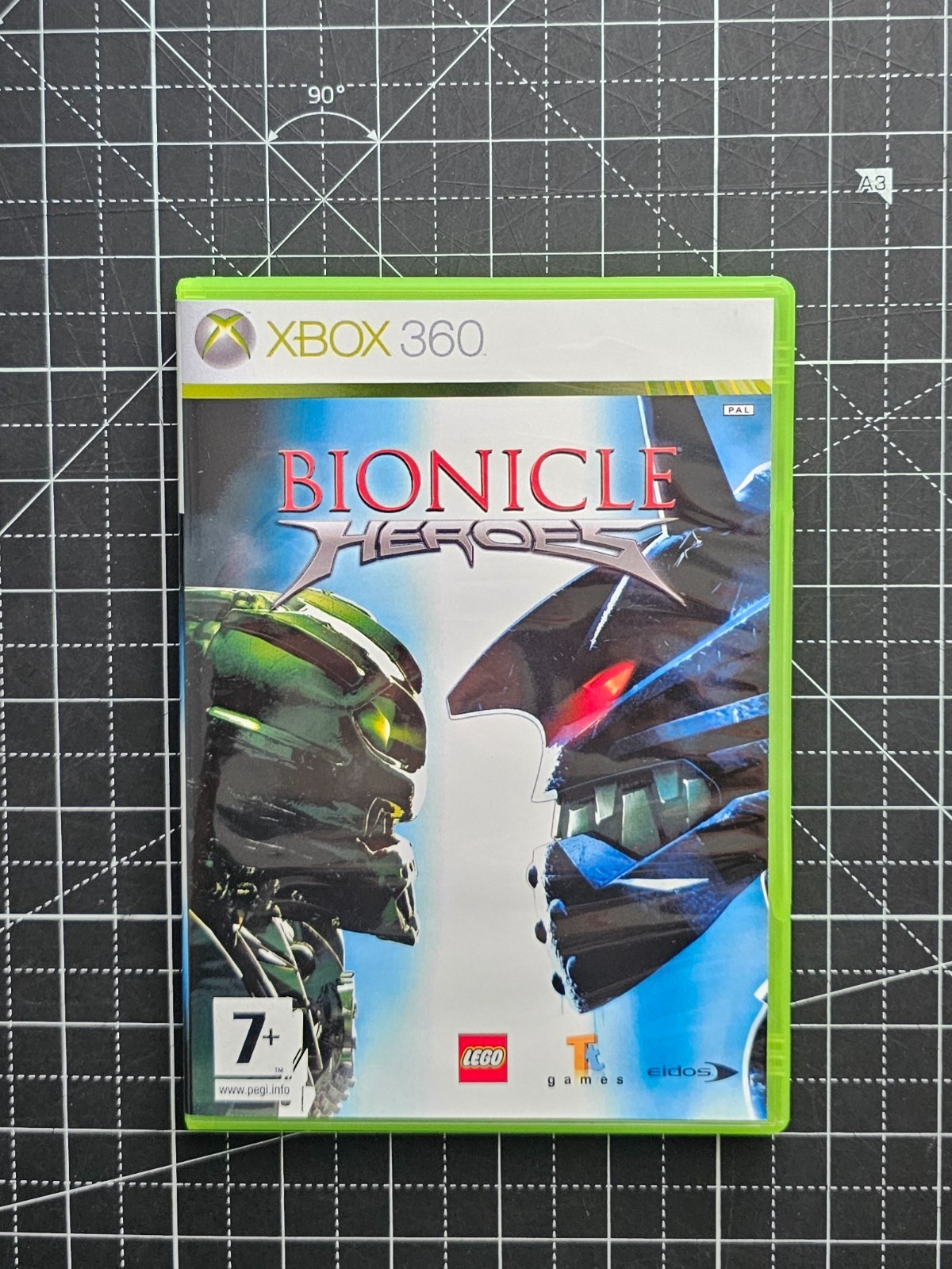 Xbox 360 Bionicle Heroes PAL Custom Case - NO Game No Manual
