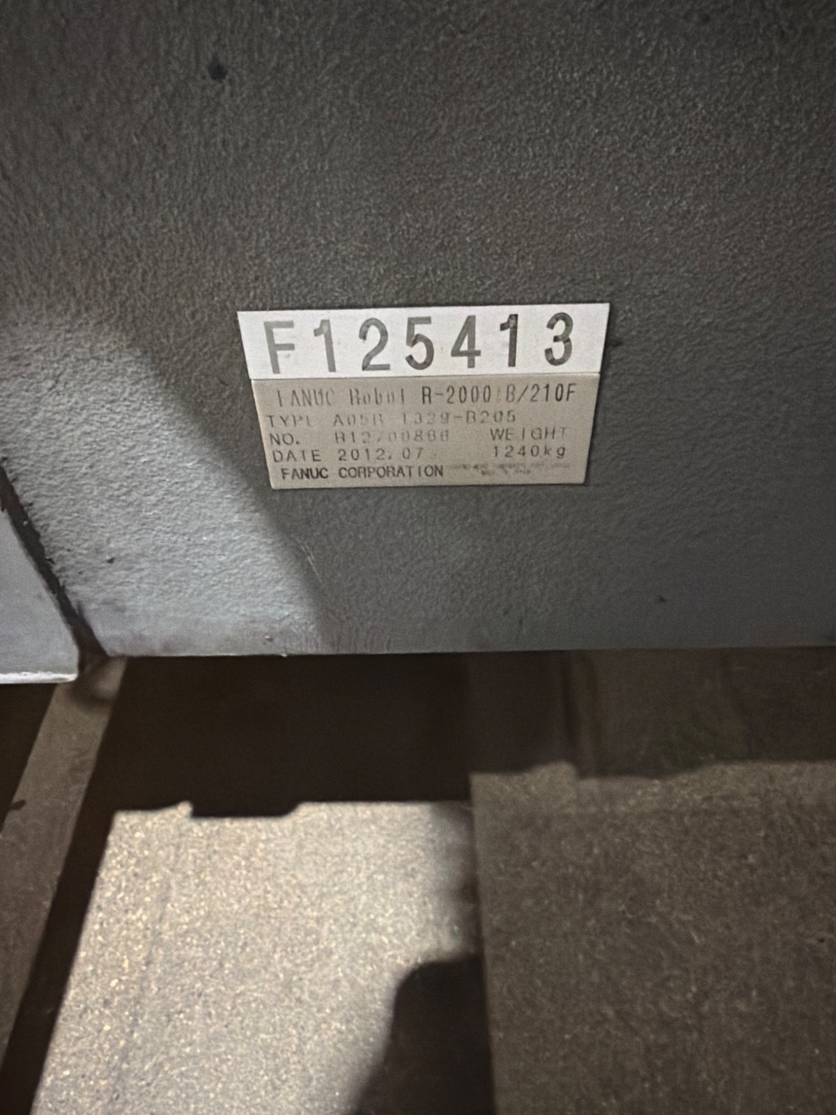 FANUC R-2000iB/210F Complete w/ R-30iB Controls USED