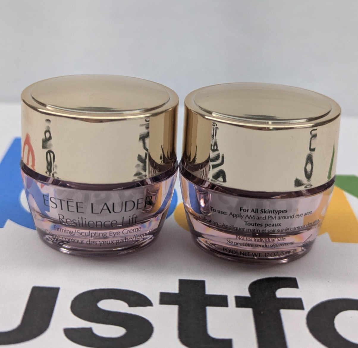 Estee Lauder Resilience Lift Firming/Sculpting Eye creme 2x5 ml=0.34oz/10ml NWOB
