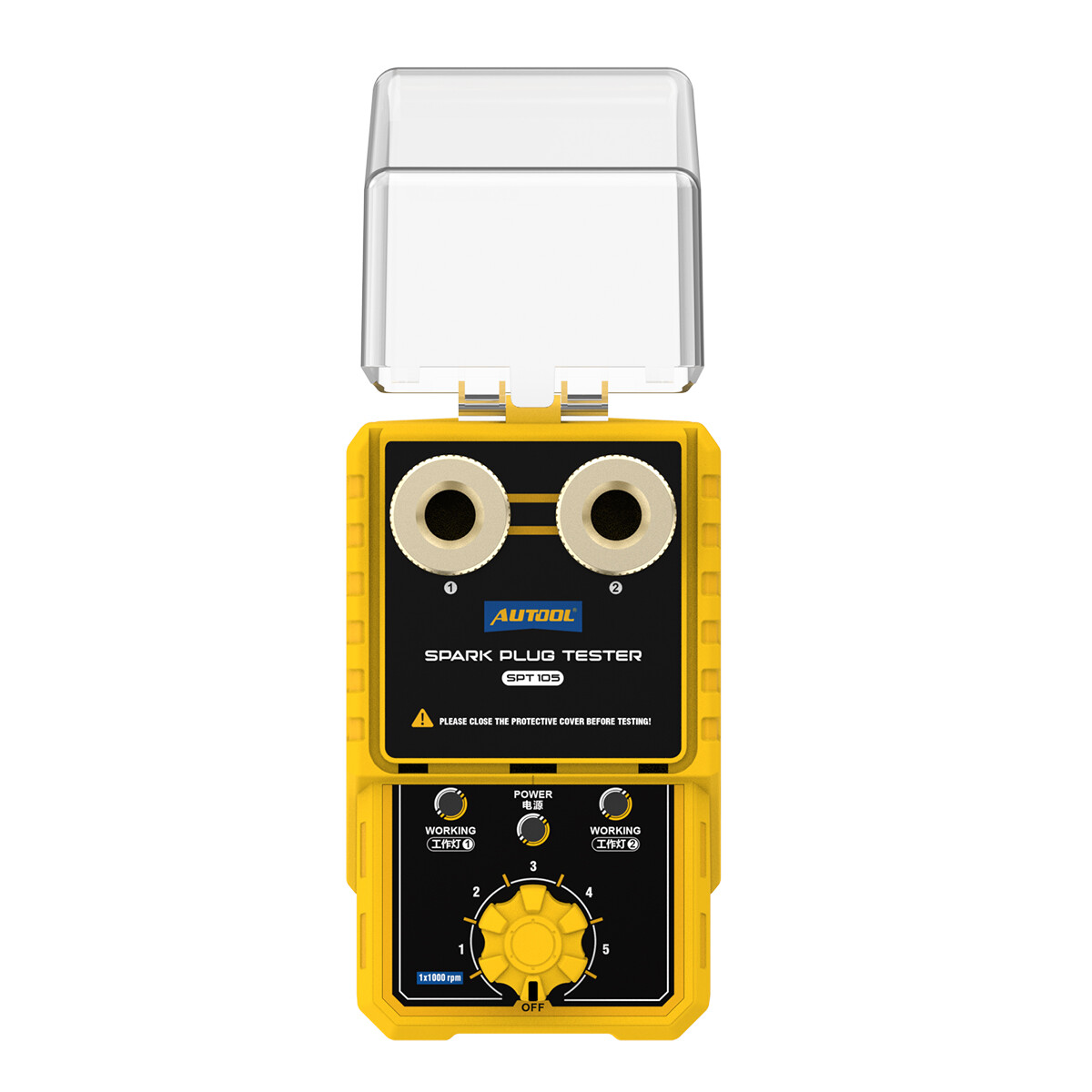 Spark Plug Tester Car Engine Ignition Plug Analyzer Adjustable Test Hole Height