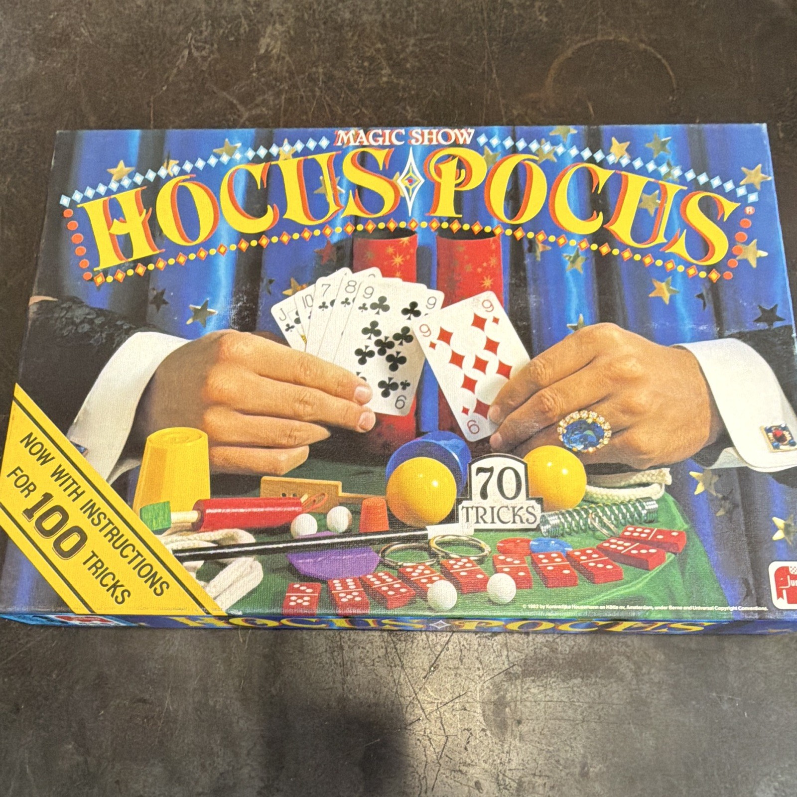 Hocus Pocus Magic Show Magic Set 100 Tricks w/ Instructions Vintage 1980 E-1000