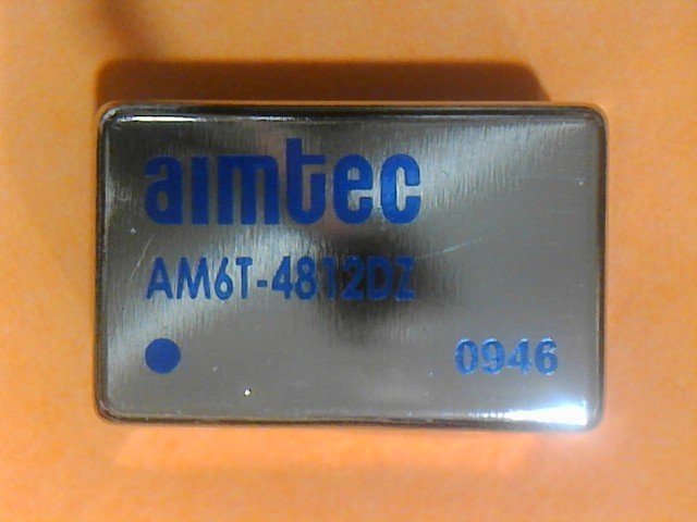 AIMTEC AM6T-4812DZ 6W ±12v DUAL DC-DC CONVERTER INPUT 36-72V OUTPUT 12V ±250mA