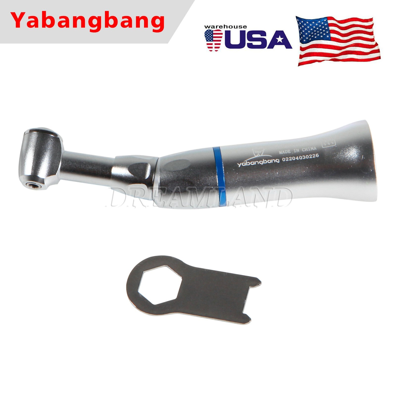 NSK Style Dental Low Speed Handpiece Contra Angle Push Button E-type External