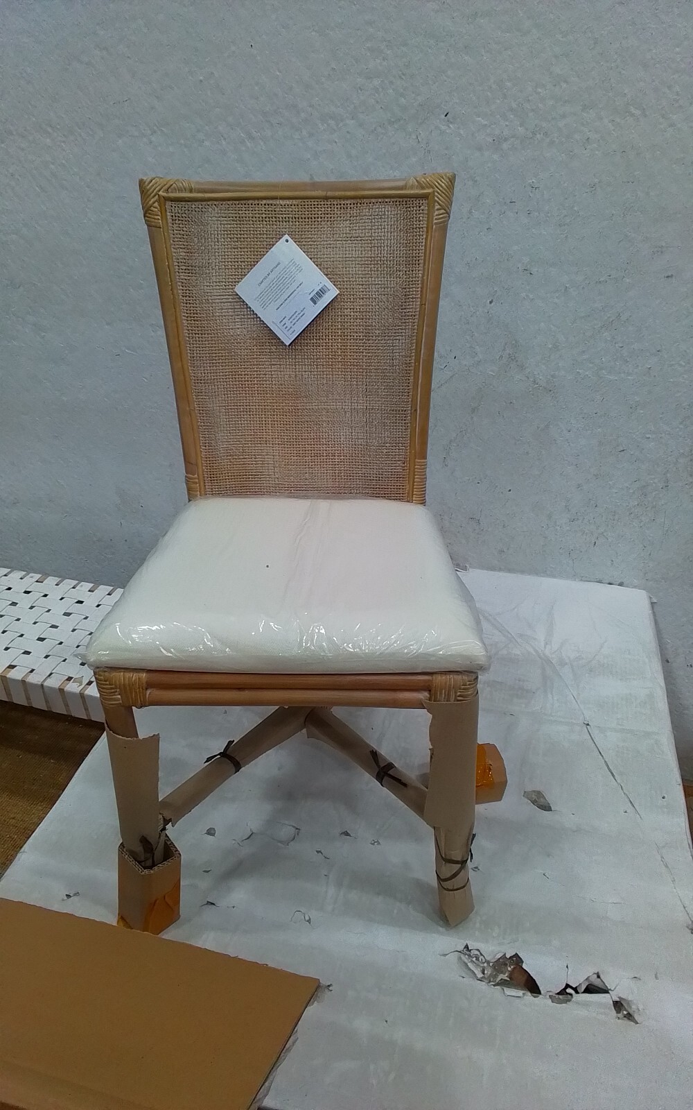 Safavieh CHIARA RATTN ACCT CHAIR W/CUSH, Reduced Price 2172730979 ACH6512A-SET2