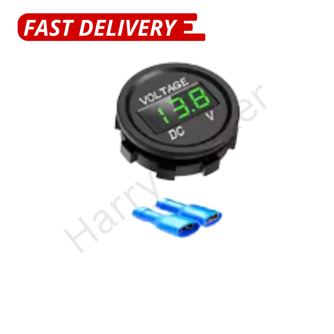 DC 5V-48V Mini Waterproof Digital Voltmeter Tester LED Display Voltmeter For Car