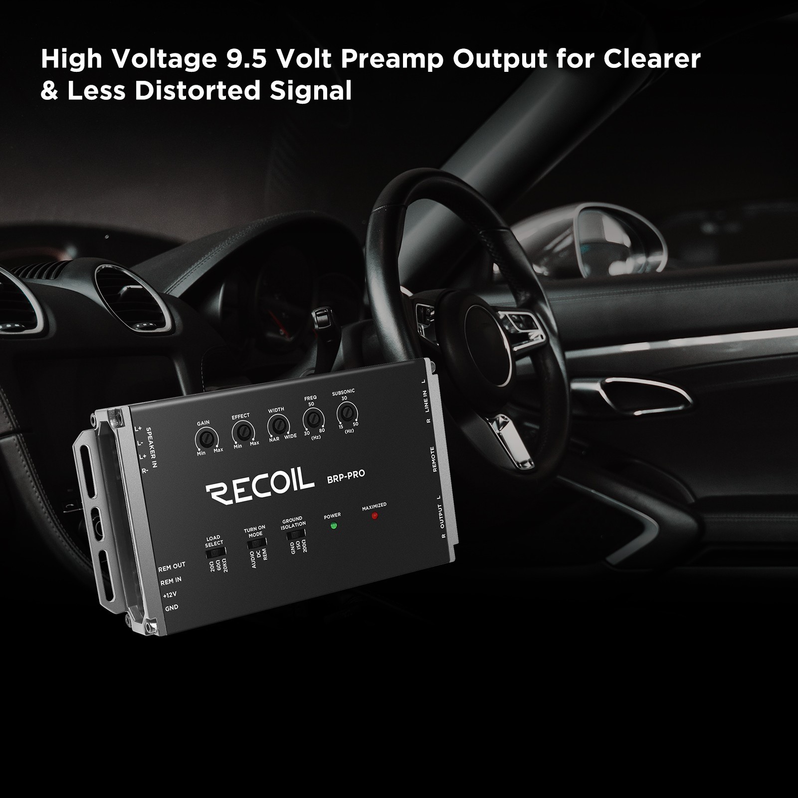 RECOIL BRP-PRO Bass Restoration Processor / LOC with Line Driver
