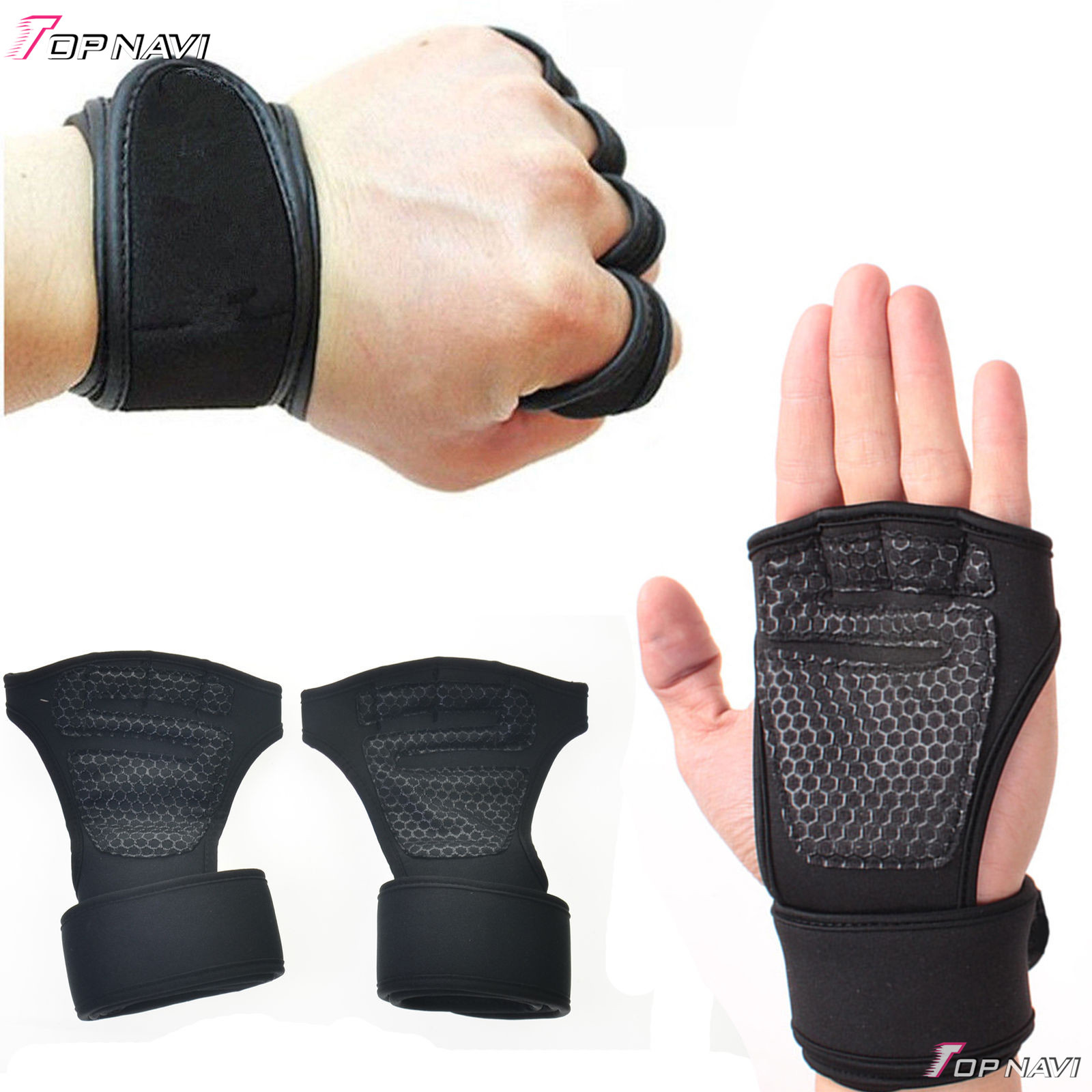 Fitness Glove Weight Lifting Gym Sport WorkoutTraining Wrist Wrap for MenWomen M