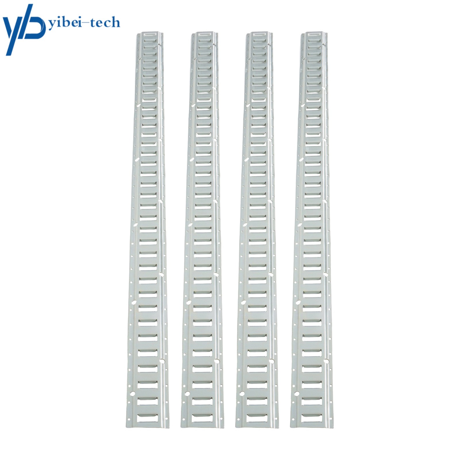 For Garages Vans Trailers 4 Pack 6' E Track Tie Down Rail Kit Galvanized Steel