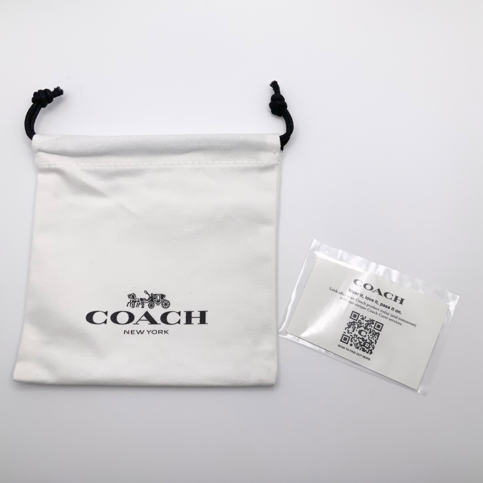 New Coach Jewelry Drawstring Pouch Dust Bag