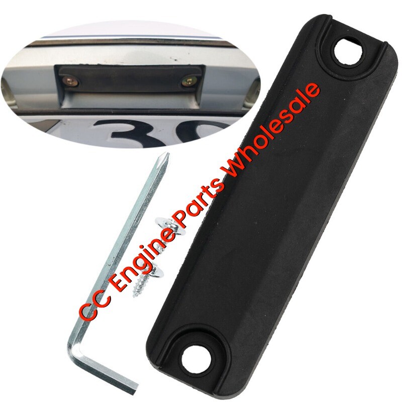 Latch Release Button Rubber Cover Replace Trunk Hatch Liftgate Switch For Toyota