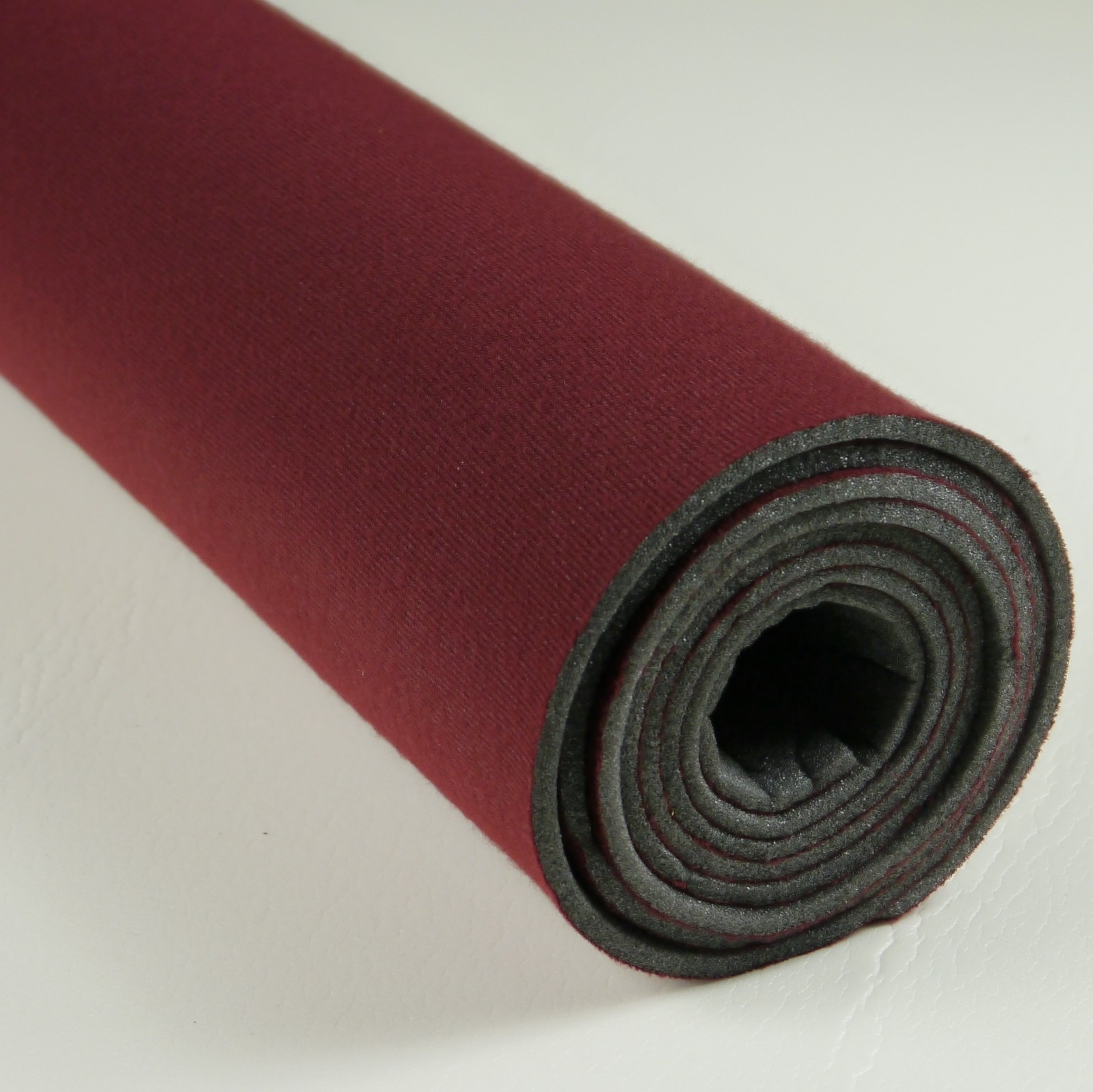 81-88 Monte Carlo Chevy Headliner Foam Backed Fabric Dark Burgundy Red SB1654