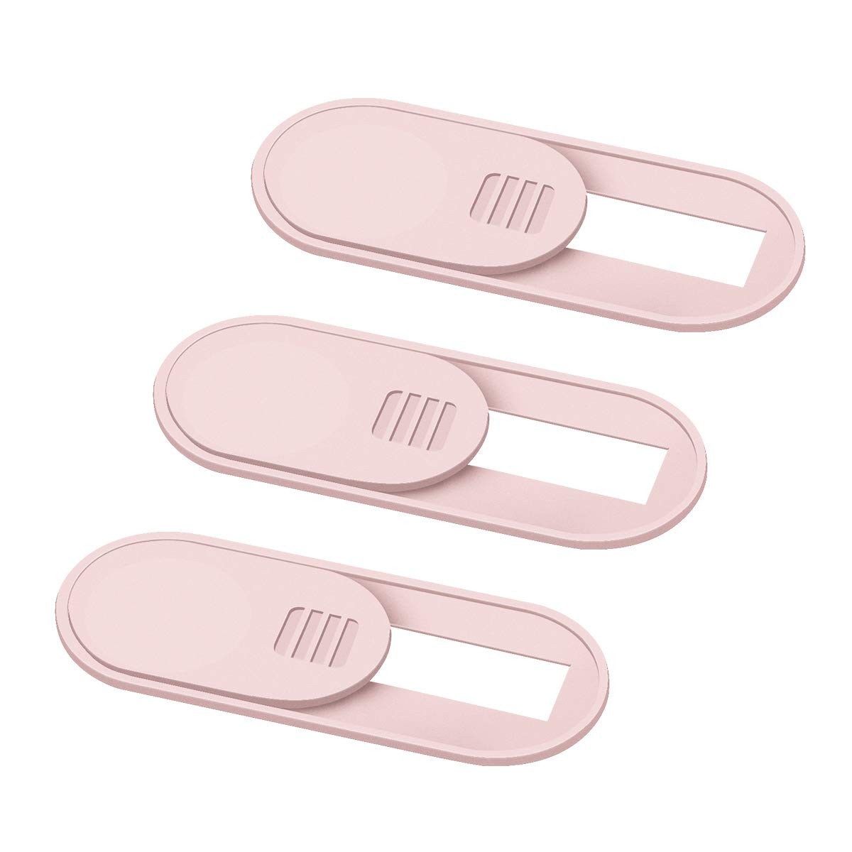 Laptop Camera Cover Slide, 0.028 Inch Ultra Thin Pink - 3 Pack