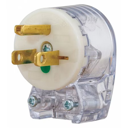 Bryant 8295T Straight Blade Plug, 5-15P, 15 A, 125V Ac, 2 Pole, Screw