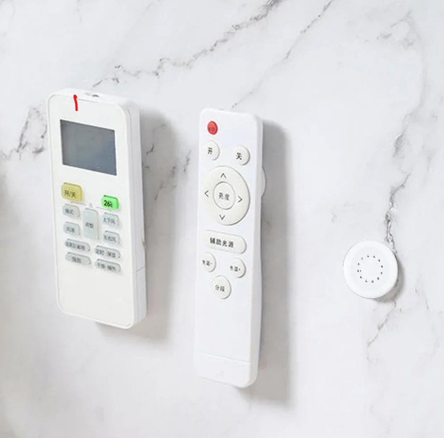 20pcs Magnetic Remote Control Storage Hooks Wall Mounted Anti-Lost Rack - NEW