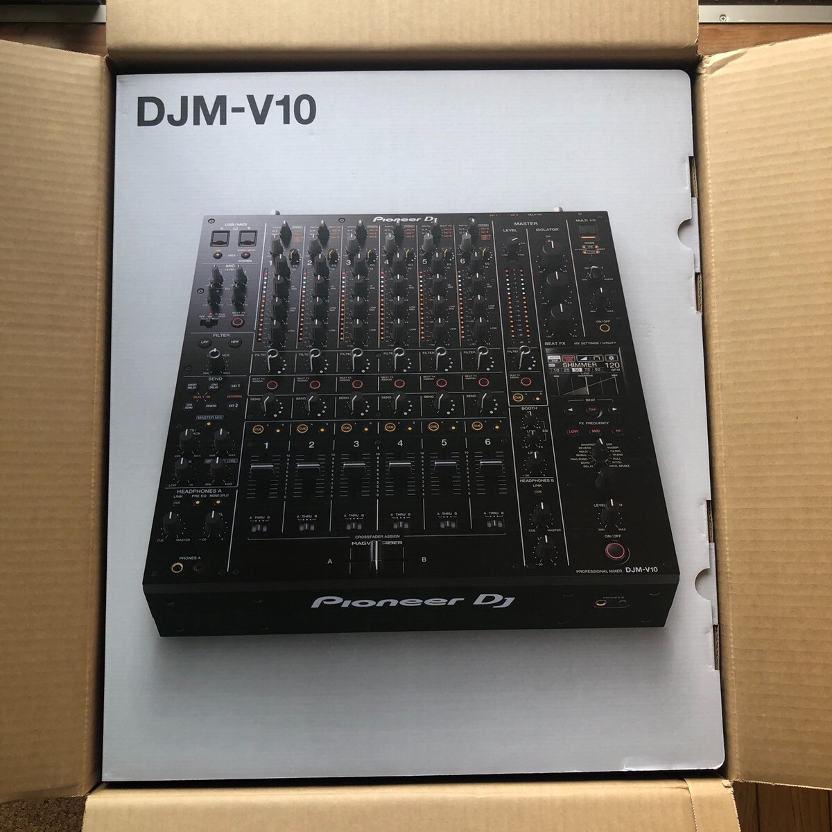 Pioneer DJ DJM-V10 Creative Style 6-Channel Professional DJ Mixer