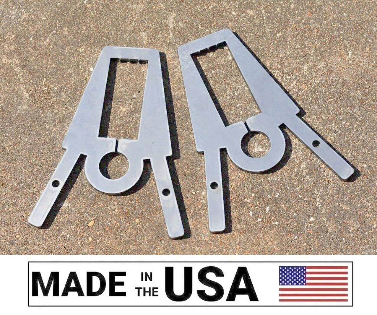 [SR] USA Steel Shooting Target Stand Brackets for 2x4 & EMT Conduit Pipe (PAIR)