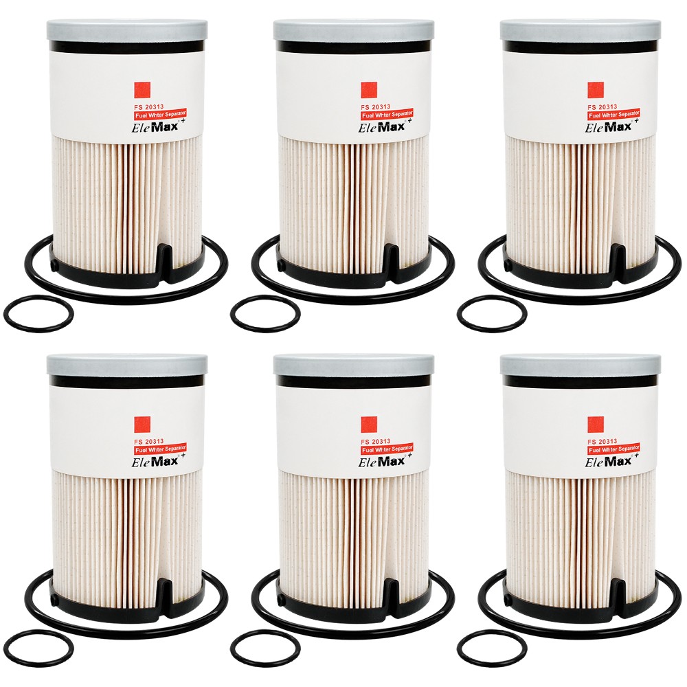 6x FS20313 Fuel Filter for Volvo D11 D13 Mack MP7 MP8 MP8HE Replace 24009059