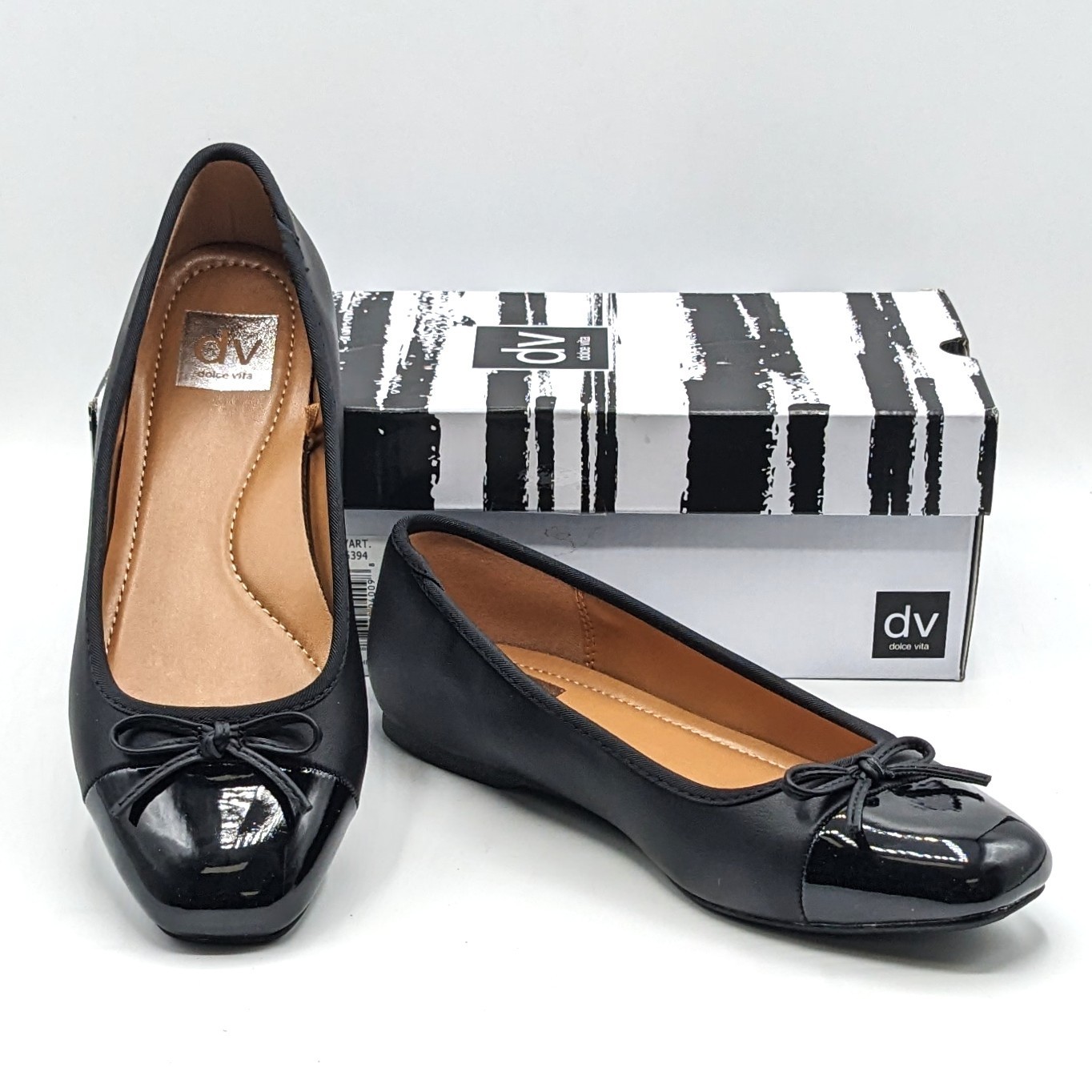 dv by Dolce Vita “Moxy” Classic Office Shoe Cushioned Ballet Flat (Black) NEW