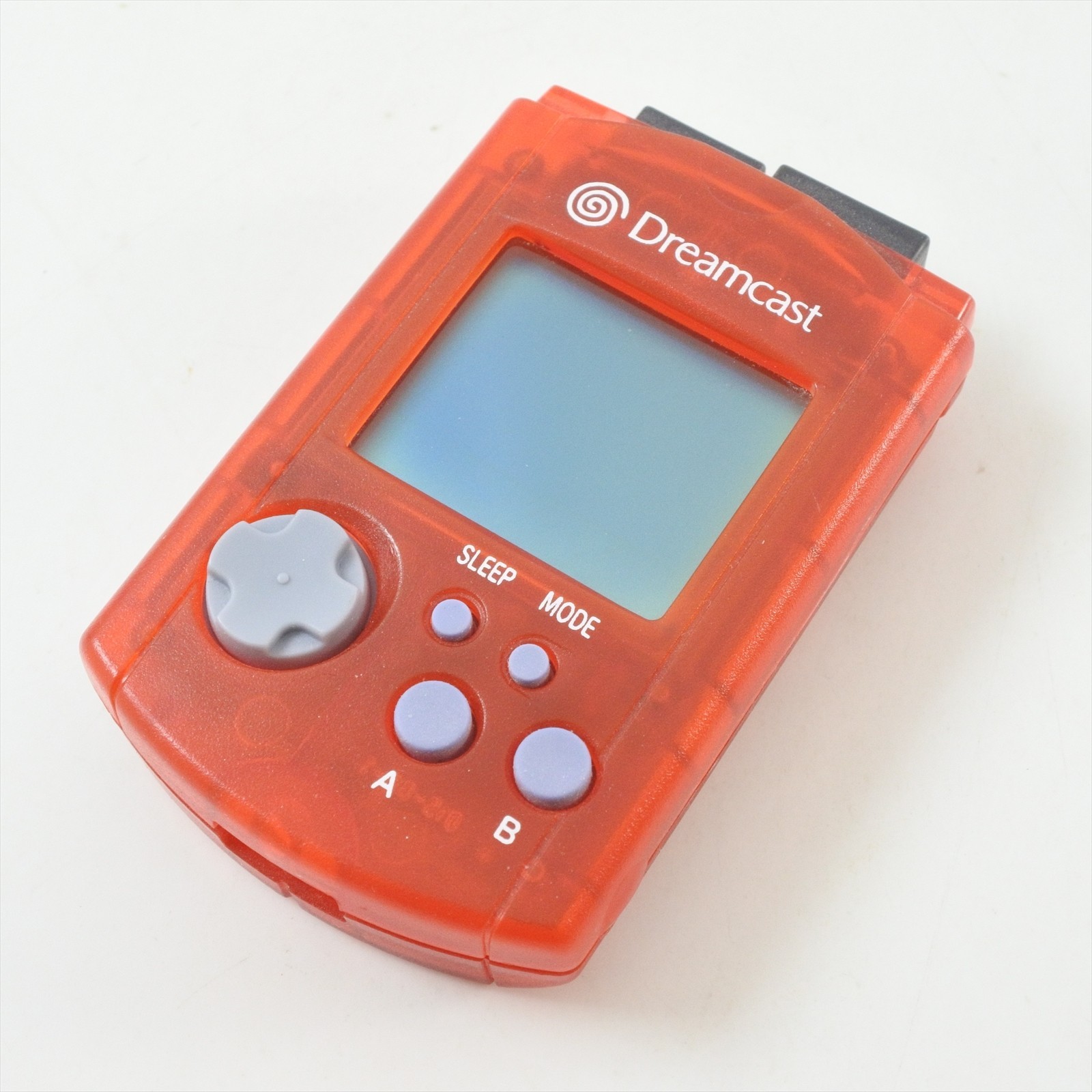 Dreamcast Visual Memory HKT-7000 US RED -NO cap- d703 Sega Official VMU dc