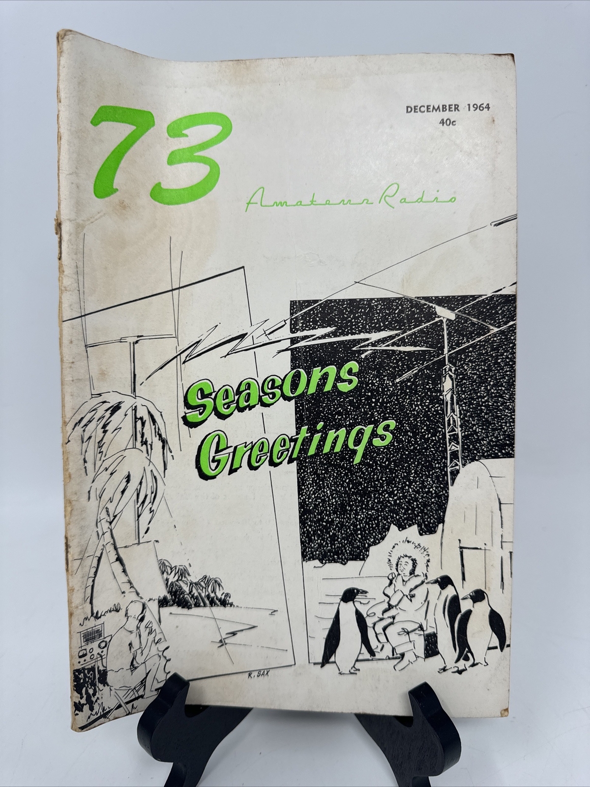Vintage Amateur Radio 73 Magazine December 1964 HAM Radio Equipment FCC ARRL